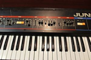 Roland Juno Synthesizer keyboard