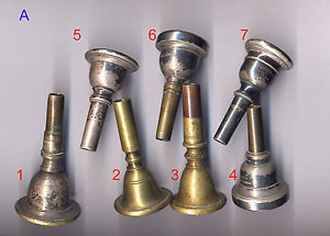 BOCCHINI PER OTTONI - MOUTHPIECE - COLLEZIONE BOCCHINO PER BANDA O FANFARA