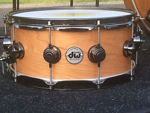 DW Drum Workshop Collector's Series Cherry HVLT 14" x 6" Snare Drum. USA Made