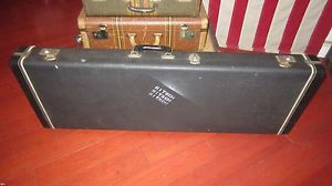 Vintage 1960s 1970s Fender Stratocaster / Telecaster Electric Guitar Case Black