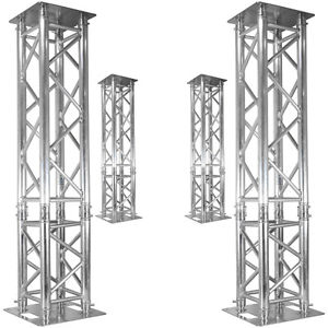 4x Professional DJ Club Lighting Truss Exhibition Stands Disco Light Plinths