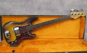 1960 FENDER PRECISION - SUNBURST - ANDY BAXTER BASS & GUITARS LTD