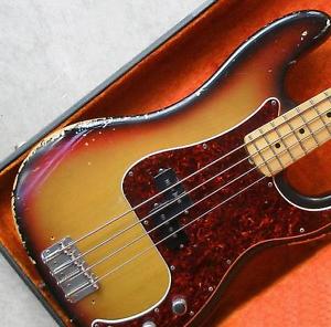 1972 Vintage Fender 1972 Precision Bass (SB/M) Bass 4 String 1970s w/HSC