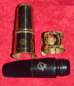 Selmer Short Shank Soloist Tenor Sax Mouthpiece E on the Table