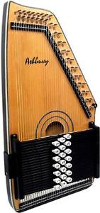 Ashbury Elettrico Acustico AUTOHARP. Abete massello top Raccoglitore