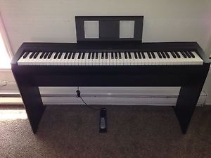 New!! YAMAHA P-series P-45B Electronic Piano Black L-85 Stand Included