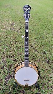 Iida Model 239 Gold Plated Banjo Gibson Strings Top of the Line Made in Japan