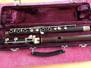 Conical Antique French Wooden Boehm C flute by Thibouville (JTL)