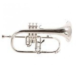 Blessing BFH-1541RT Professional Flugelhorn, Lacquered Brass with 1-Piece Red