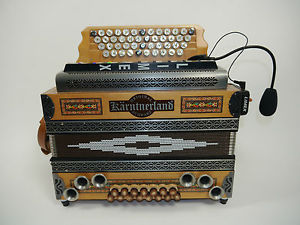 Steirische Harmonika , Kärntnerland, Posch II, Limex Professional 3, Boxen, Micr