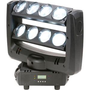 American DJ CRAZY-8 DJ/Club Dual Bar Moving-Head LED Pulse / Strobe Beam Effect