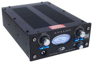 Avalon V5 Black Mic Preamp, DI, RE-Amper NEW + RM1 Rack Adapters