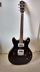 Guild Starfire XII VI 1966 Strung as 6 string. Black Same Year as John Lennon's