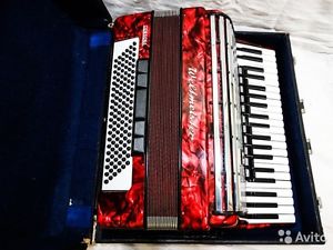 Very Rare Accordion WeltMeister Consona 120 Bass Unused!!!