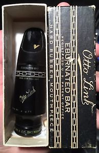 Vintage Otto Link Slant Signature 7* Tenor Saxophone Mouthpiece + Org. Box!