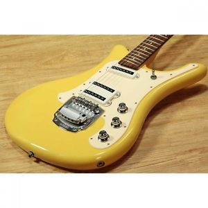 YAMAHA SGV-300 Vintage Yellow Guitar USED w/Softcase FREE SHIPPING Japan #I705