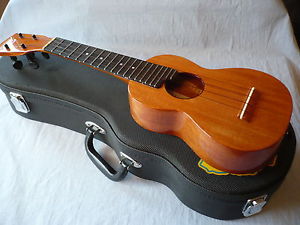 DaSilva Custom Mahogany Soprano Ukulele Martin Shape with Extended Fingerboard