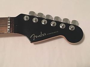 American Fender Stratocaster Strat Deluxe Neck & Locking Tuners USA Black