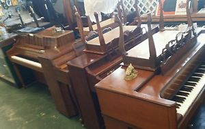 BALDWIN ACROSONIC SATIN EBONY PIANO w BENCH  LIMITED DELIVERY INC