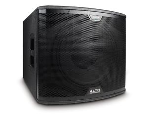 Alto Professional Black 15S 15" Active Subwoofer with Wireless Control