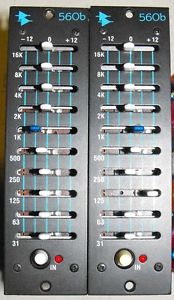 API 560b Equalizers STEREO PAIR Consecutive Serial Numbers!