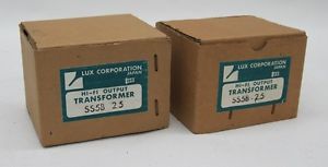 LUXMAN LUX SS5B-2.5 Audio Output Transformer Pair Used