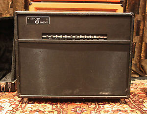 Vintage 1970s Wilsic Sound Miles Platting 50w UK Valve Amplifier Combo SERVICED