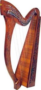 Glenluce 29 Cuerda CÉLTICA Clarsach ARPA,24 palancas. Para Escocés/Irlandés