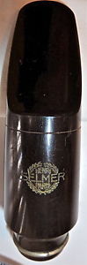 Vintage SELMER AIR-FLOW TENOR SAX MOUTHPIECE B* with special metal ring.