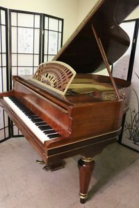 PLEYEL PIANO MADE IN PARIS (SEE SONNY'S VIDEO) Hand Painted Art Case Rosewood