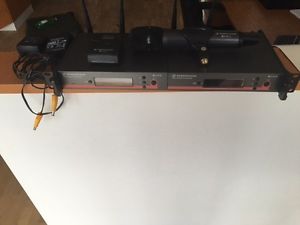 2 Stück Sennheiser EW100 1G8 1x Hands. e935 1xTaschensender 1800MHZ anmeldefrei