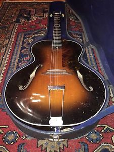1941 Epiphone Zenith Acoustic Archtop Guitar Original Case Philadelphia WWII Era