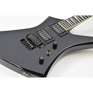 JACKSON USA KE2 Metallic Black Guitar USED w/Softcase FREE SHIPPING Japan #I717