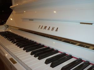 Yamaha U3 - polished white - plus DIGITAL SILENT QUIET SYSTEM