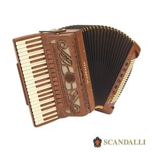 NEW Scandalli Piano Accordion Intense Air Double Tone Chamber 41/120 4/5 LMMH