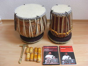Meinl PRO-TABLA inklusive Zubehör und Lern-DVD mit Heft - wie neu