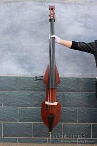 New 3/4 Upright Double Bass Powerful Sound Ebony wood Parts Soft bag