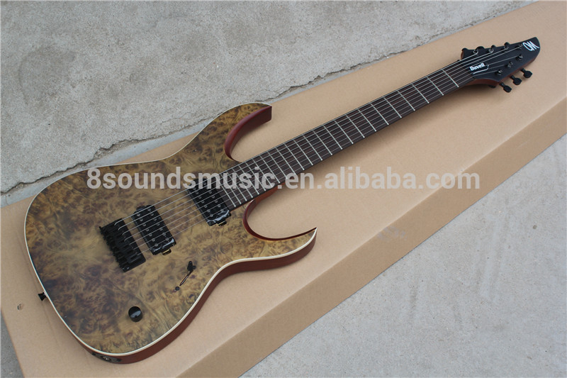 free shipping Wholesale mayones duvell 7 string electric guitar neckthrough with mahogany body mayones guitar