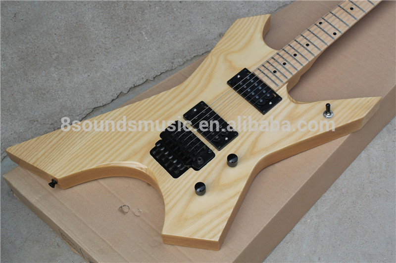 free shipping custom OEM electric guitar electric guitars natural guitar