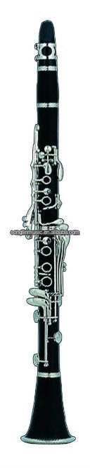 CL-8410 18 keys clarinet with Italy Pads, Nickel Platerd Key