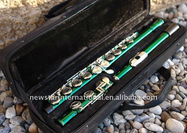 Green Gold lacquer keys Flute