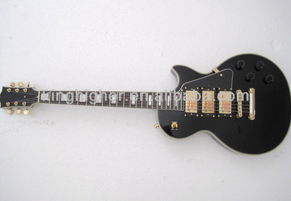 Glisten Electric Guitar cheapest black OEM high quality