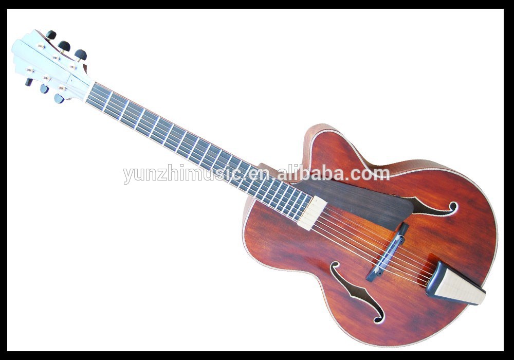16inch fully handmade solid wood electric guitar