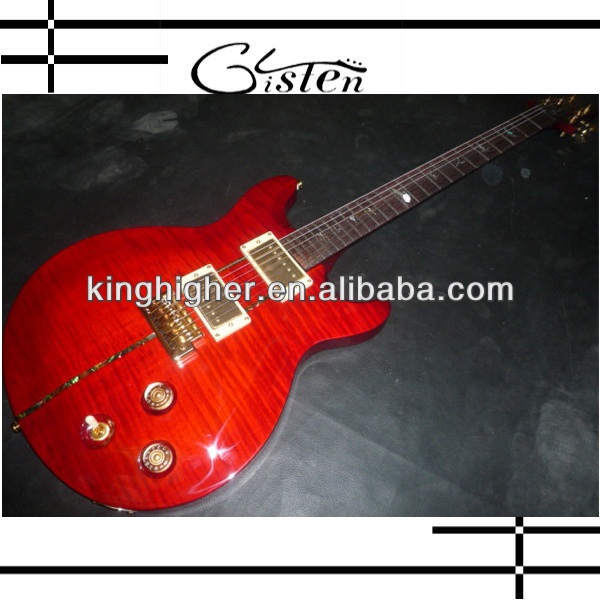 The fashion model good qulity red color electric guitar KH-P-16