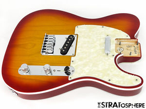 LOADED USA Fender Telecaster DELUXE Tele BODY N3 S-1 3 Cherry Sunburst SALE!