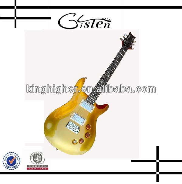 Free Shipping Electric Guitar with Gold color