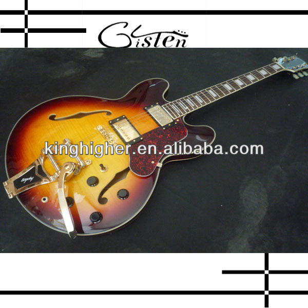 China made Glisten Jazz guitar for sale KHG-J-01