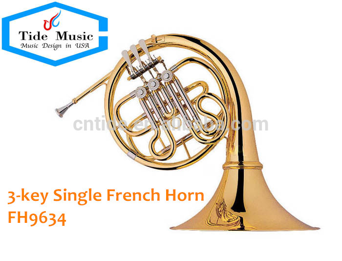 Made in China cheap 3-key Single French Horn