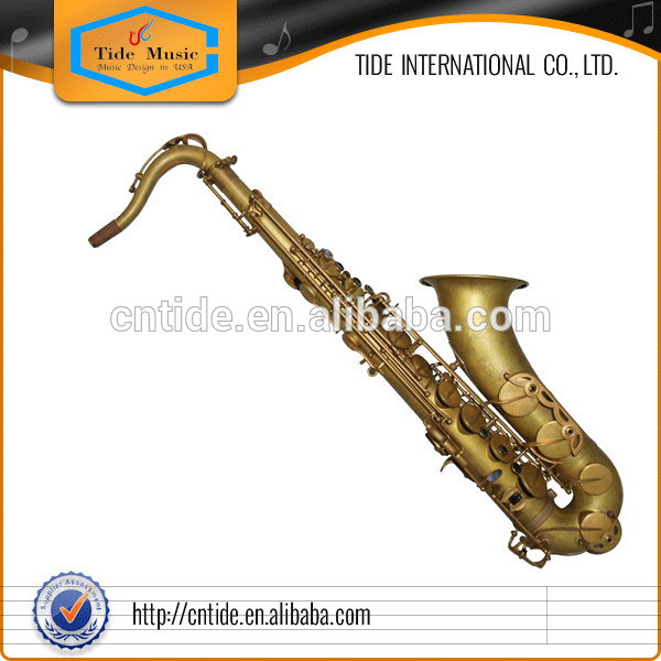 Professional tenor saxophone vintage color like Selmer reference Mark VI