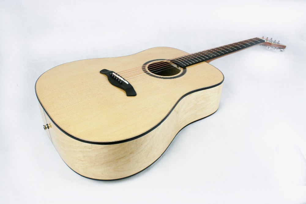 Free shipping Chinese sloid handcrafted guitar